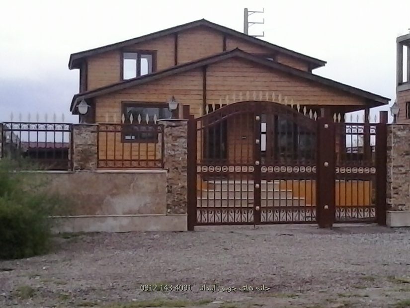 ویلای چوبی اجرا شده در محمودآباد مازندران